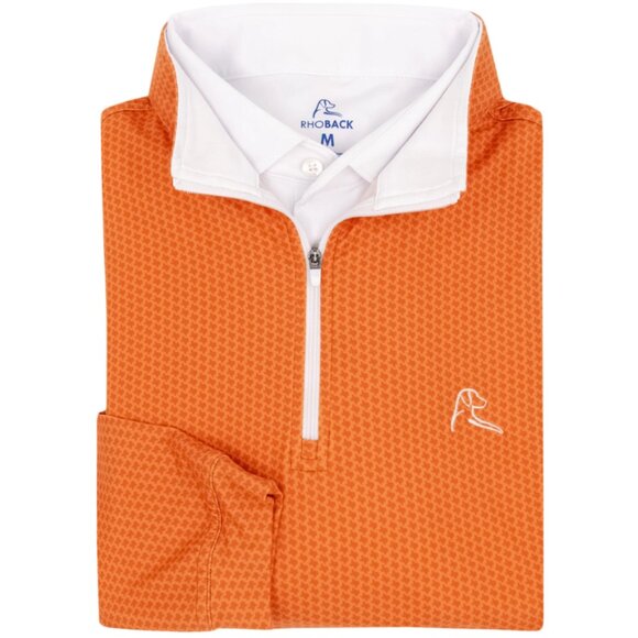 Rhoback Mens “Don’t Mess” Quarter Zip - Picture 1 of 3